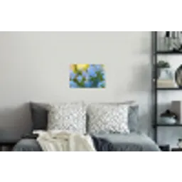 Bloemetjes - Blauw - Vergeet mij nietjes Muursticker klein -slaapkamer