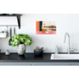 Bloemen - Koffie - Raam Muursticker klein -keuken