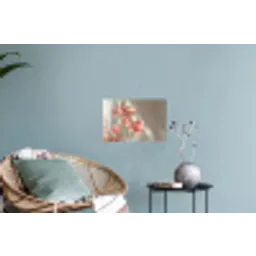 Bloemen - Stelen - Roze - Schaduw Muursticker klein -plant