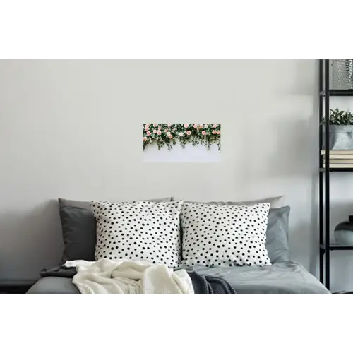 Bloemen - Muur - Rozen - Groen Muursticker klein -slaapkamer