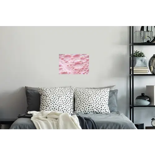 Schuim - Structuur - Roze Muursticker klein -slaapkamer