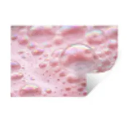 Schuim - Structuur - Roze Muursticker klein -3d