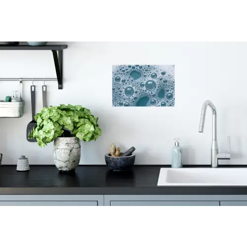 Schuim - Water - Textuur Muursticker klein -keuken