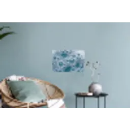 Schuim - Water - Textuur Muursticker klein -plant