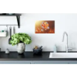 Glazen - Bloem - Zonlicht Muursticker klein -keuken