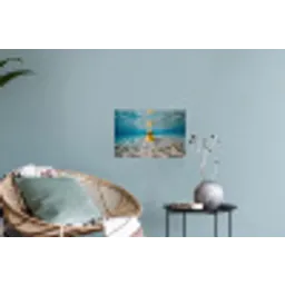 Duikbril - Eend - Water Muursticker klein -plant