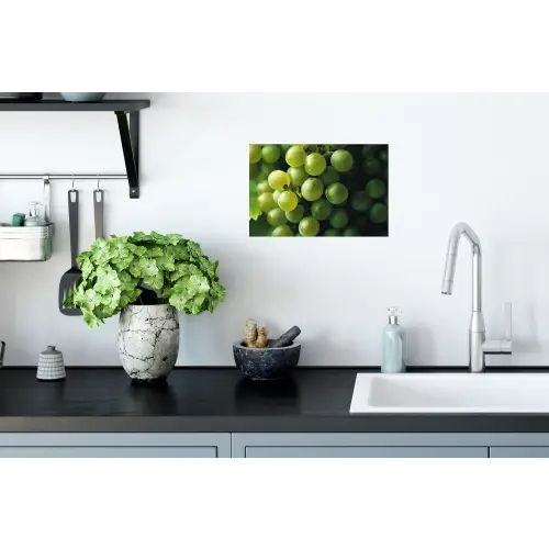 Druiven - Tros - Groen Muursticker klein -keuken