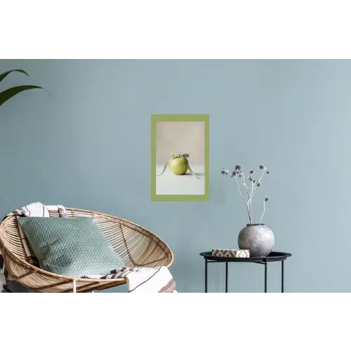 Groen - Appel - Strikje Muursticker klein -plant