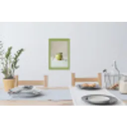 Groen - Appel - Strikje Muursticker klein -eettafel