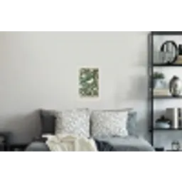 Groen - Vogel  - Bloemen Muursticker klein -slaapkamer
