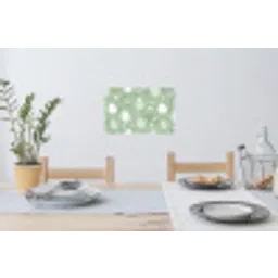 Groen - Eieren - Patroon Muursticker klein -eettafel