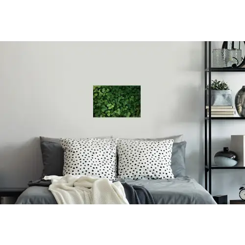 Groen - Bladeren - Kartel - Zonlicht Muursticker klein -slaapkamer