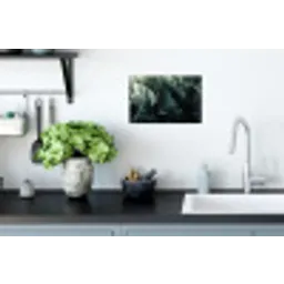 Groen - Bladeren - Glad - Nerven Muursticker klein -keuken
