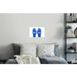 Handen - Twee - Ogen - Blauw Muursticker klein -slaapkamer