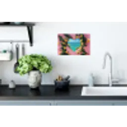 Hart - Zee - Muur Muursticker klein -keuken