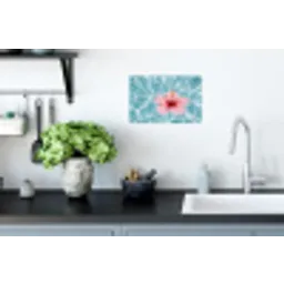 Hibiscus - Water - Roze Muursticker klein -keuken