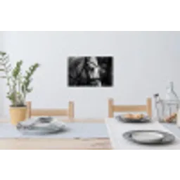 Paard - Schimmel - Portret Muursticker klein -eettafel