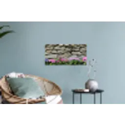 Hortensia’s - Stenen - Muur - Bloemen Muursticker klein -plant