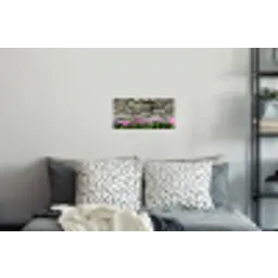 Hortensia’s - Stenen - Muur - Bloemen Muursticker klein -slaapkamer