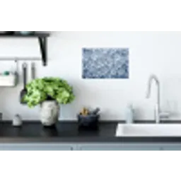 Ijsblokjes - Water - Blauw Muursticker klein -keuken