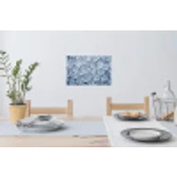 Ijsblokjes - Water - Blauw Muursticker klein -eettafel