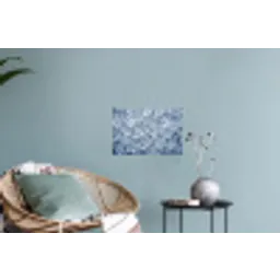 Ijsblokjes - Water - Blauw Muursticker klein -plant