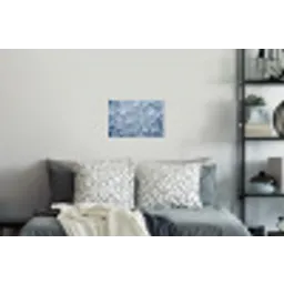 Ijsblokjes - Water - Blauw Muursticker klein -slaapkamer