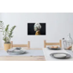 Iconisch - Modern - Kleurrijk Muursticker klein -eettafel