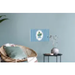 Illustratie - Bessen - Blauw - Strepen Muursticker klein -plant
