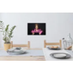 Ironisch - Tekst - Neon Muursticker klein -eettafel