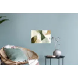 Japandi - Abstract - Groen Muursticker klein -plant