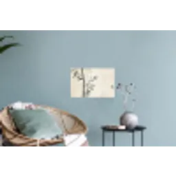 Japandi - Bamboe - Beige Muursticker klein -plant