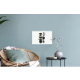 Japandi - Zwart - Abstract Muursticker klein -plant