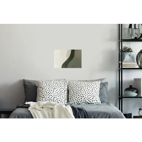 Japandi - Groen - Abstract - Modern Muursticker klein -slaapkamer