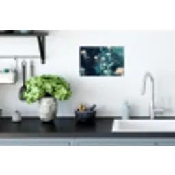 Kwallen - Zee - Wit - Golven Muursticker klein -keuken