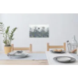 Jungle - Landschap - Blauw Muursticker klein -eettafel