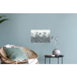 Jungle - Landschap - Blauw Muursticker klein -plant