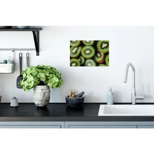 Kiwi - Fruit - Groen Muursticker klein -keuken
