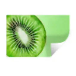 Kiwi - Groen - Fris Muursticker klein -3d