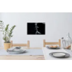 Koi - Vissen - Water - Zwart Muursticker klein -eettafel