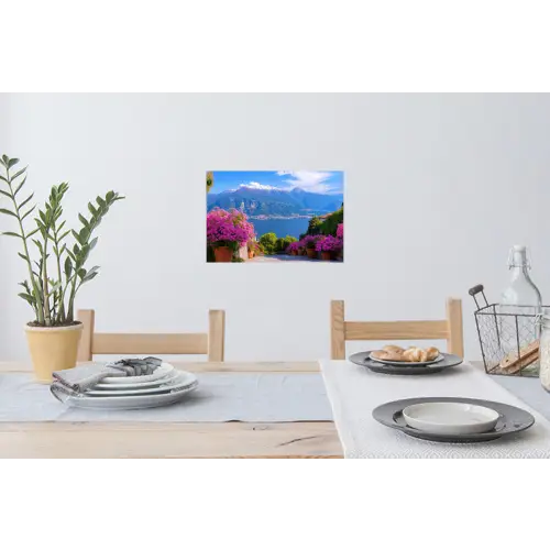 Lake Como - Italië - Landschap Muursticker klein -eettafel