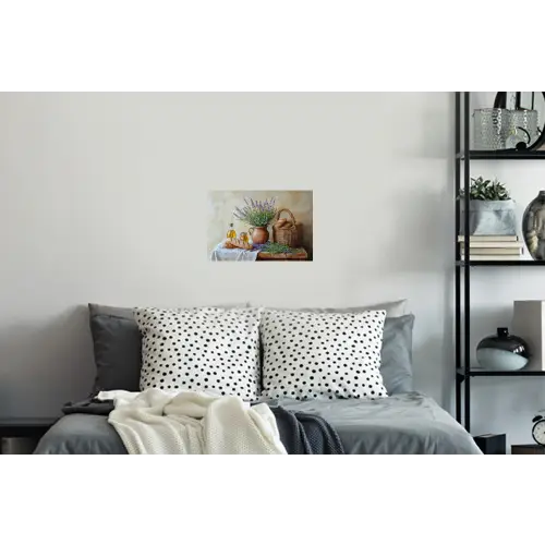 Lavendel - Brood - Stilleven Muursticker klein -slaapkamer