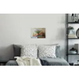 Lavendel - Brood - Stilleven Muursticker klein -slaapkamer