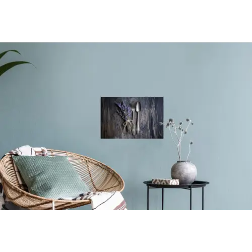 Lavendel - Lepel - Vork Muursticker klein -plant