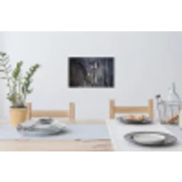 Lavendel - Lepel - Vork Muursticker klein -eettafel