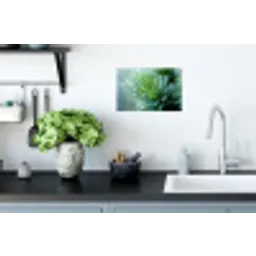 Blad - Plant - Groen - Textuur Muursticker klein -keuken