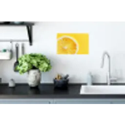 Citroen - Geel - Zonnig Muursticker klein -keuken