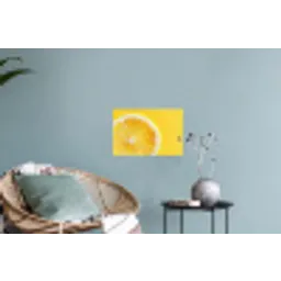 Citroen - Geel - Zonnig Muursticker klein -plant