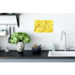 Citroenen - Geel - Zomers - levendig Muursticker klein -keuken