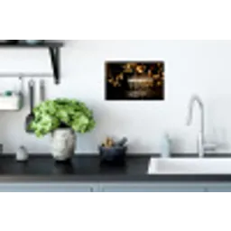 Lichtjes - Champagne - Dienblad - Glazen Muursticker klein -keuken
